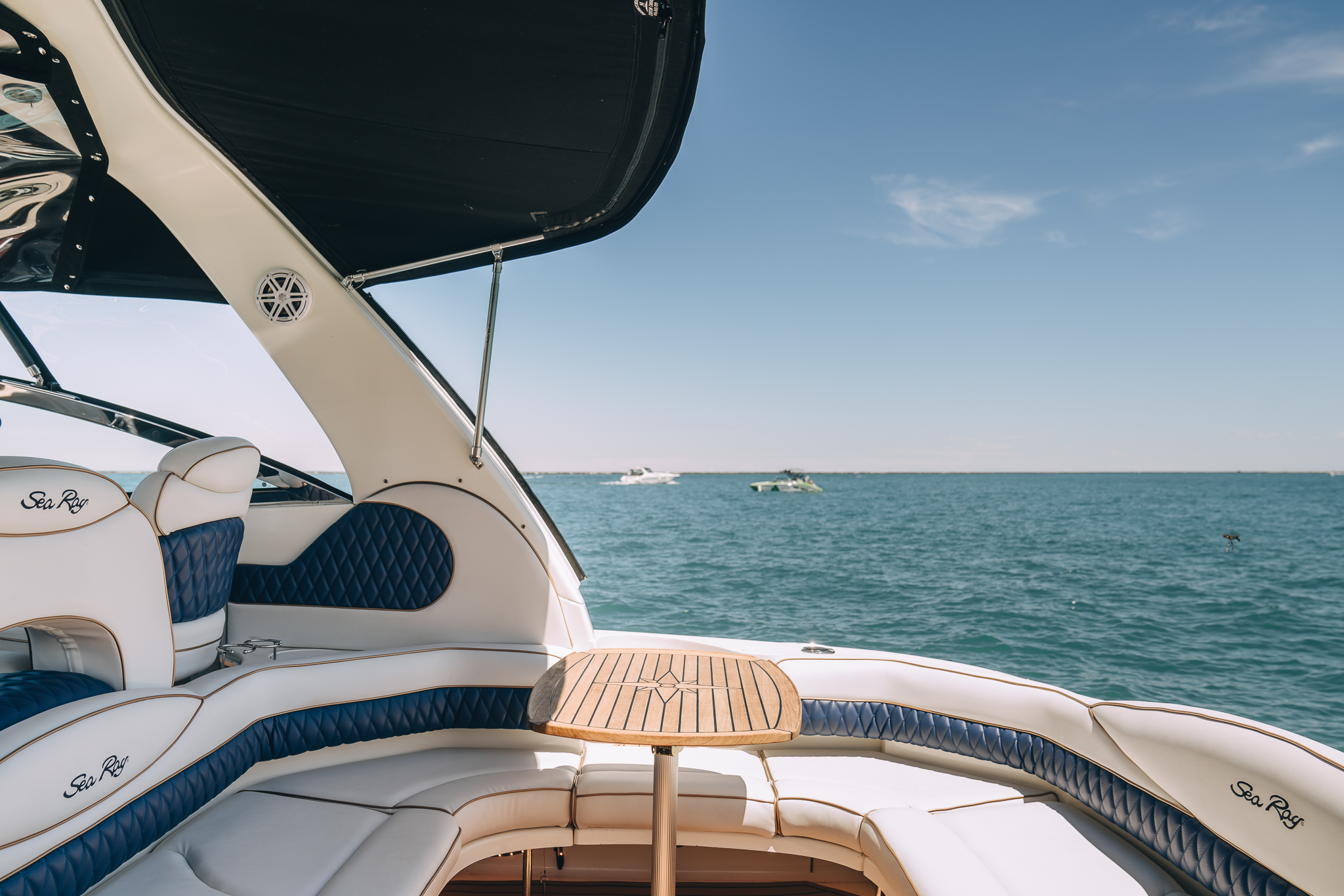 The stern deck aboard Soulshine